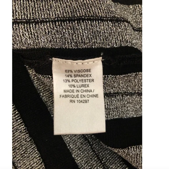 Milly Scoop-Neck Elbow-Sleeve Fit-and-Flare Metallic Pleated Dress - Picture 10 of 12